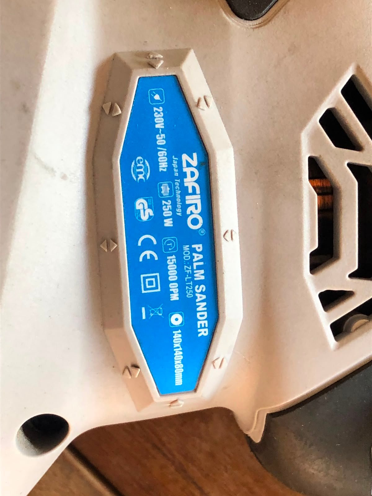 LIJADORA ORBITAL 250 W - Imagen 3